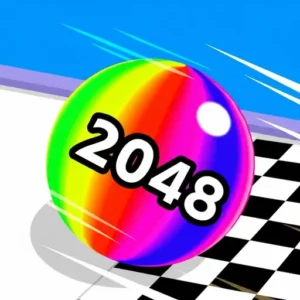 Ball Run 2048