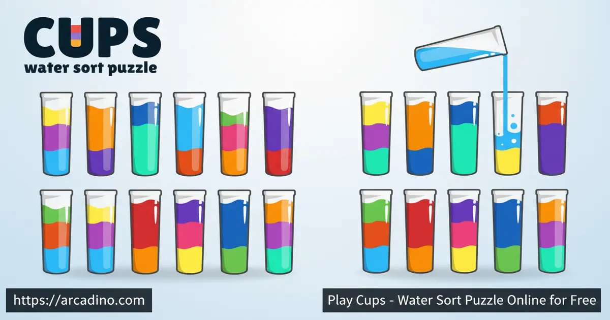 Play Cups - Water Sort Puzzle Online for Free