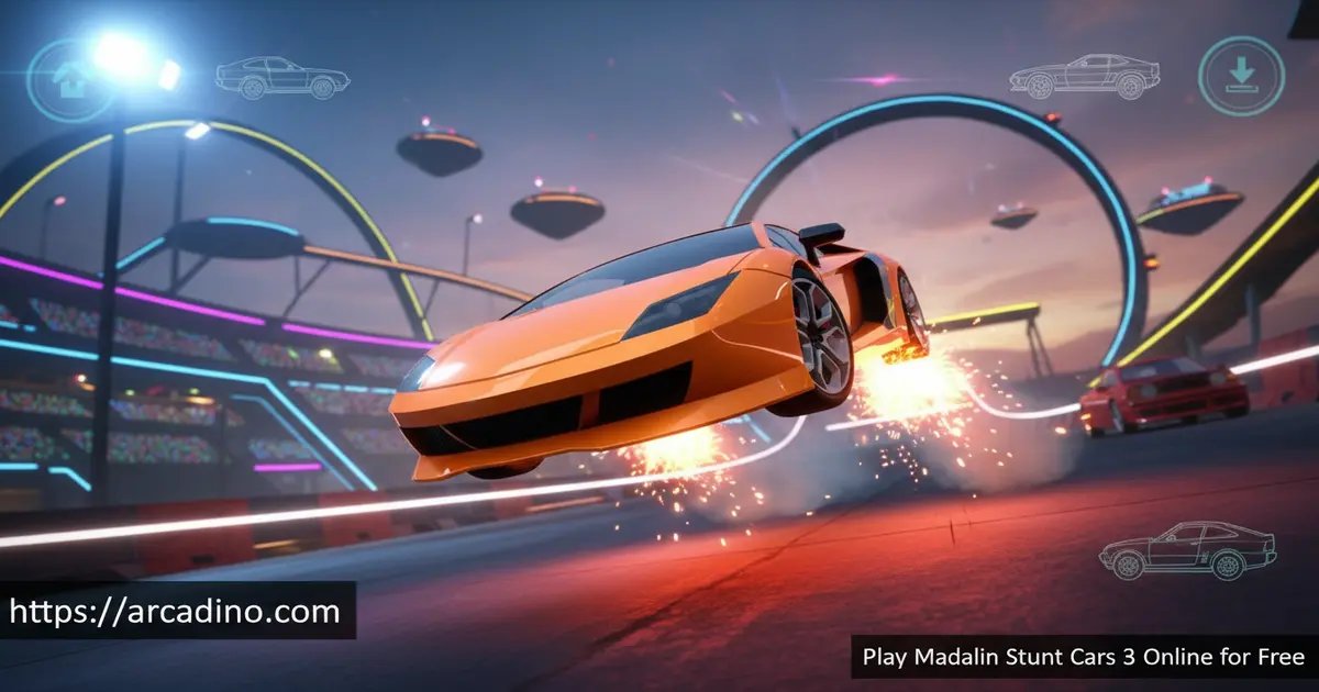 Play Madalin Stunt Cars 3 Online for Free