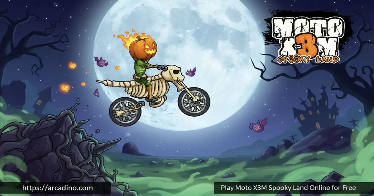 Play Moto X3M Spooky Land Online for Free