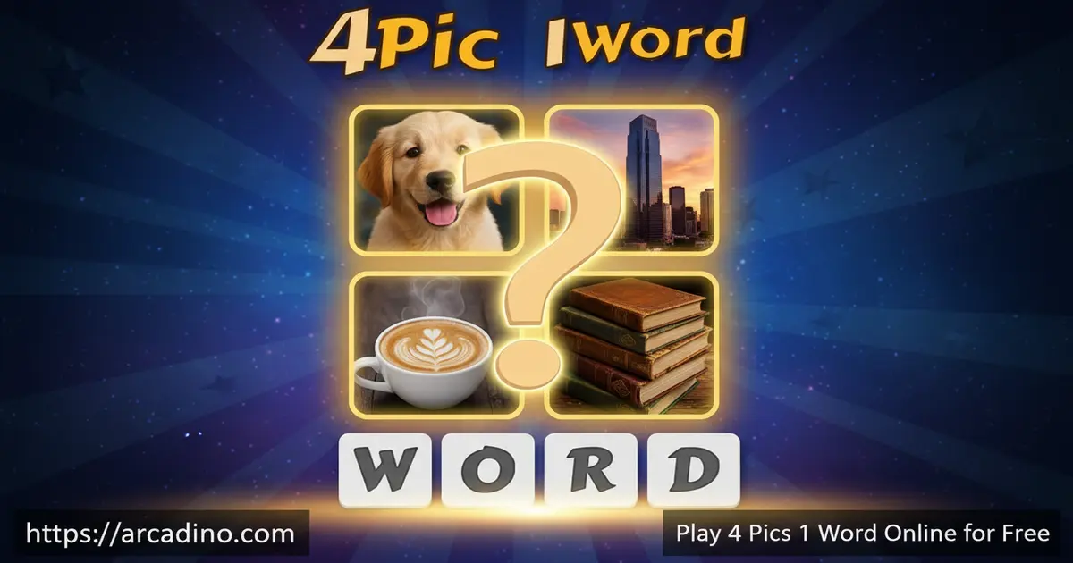 Play 4 Pics 1 Word Online for Free