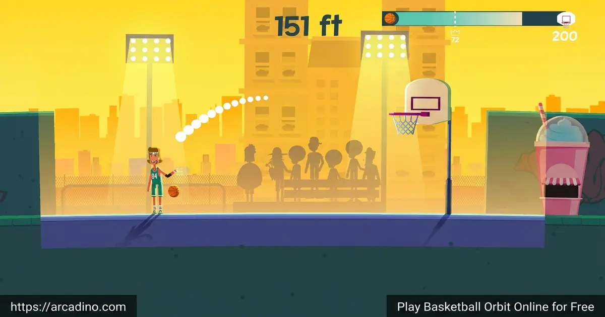 Play Basketball Orbit Online for Free