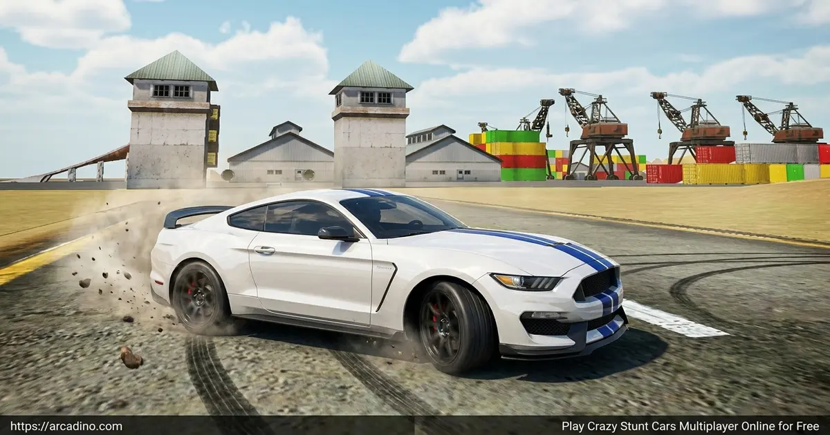 Play Crazy Stunt Cars Multiplayer Online for Free