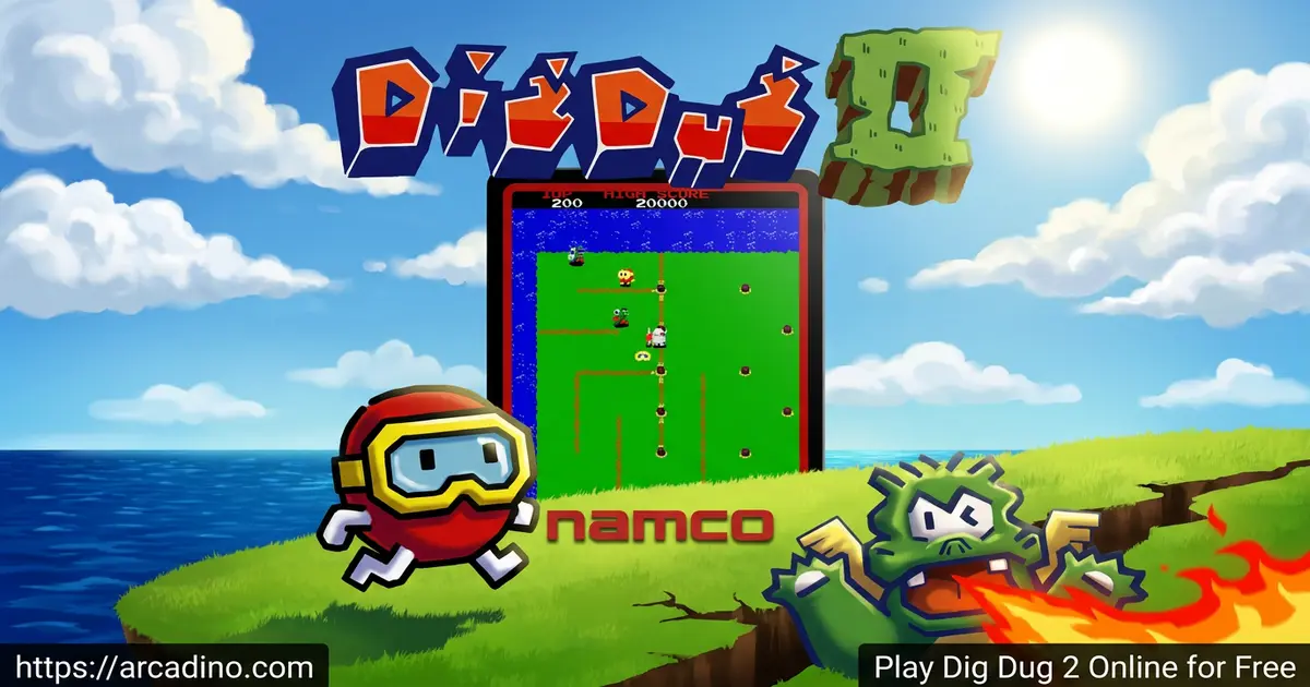 Play Dig Dug 2 Online for Free
