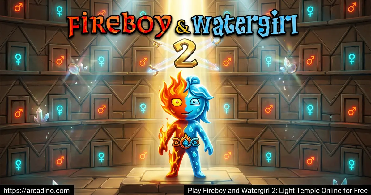Play Fireboy and Watergirl 2: Light Temple Online for Free
