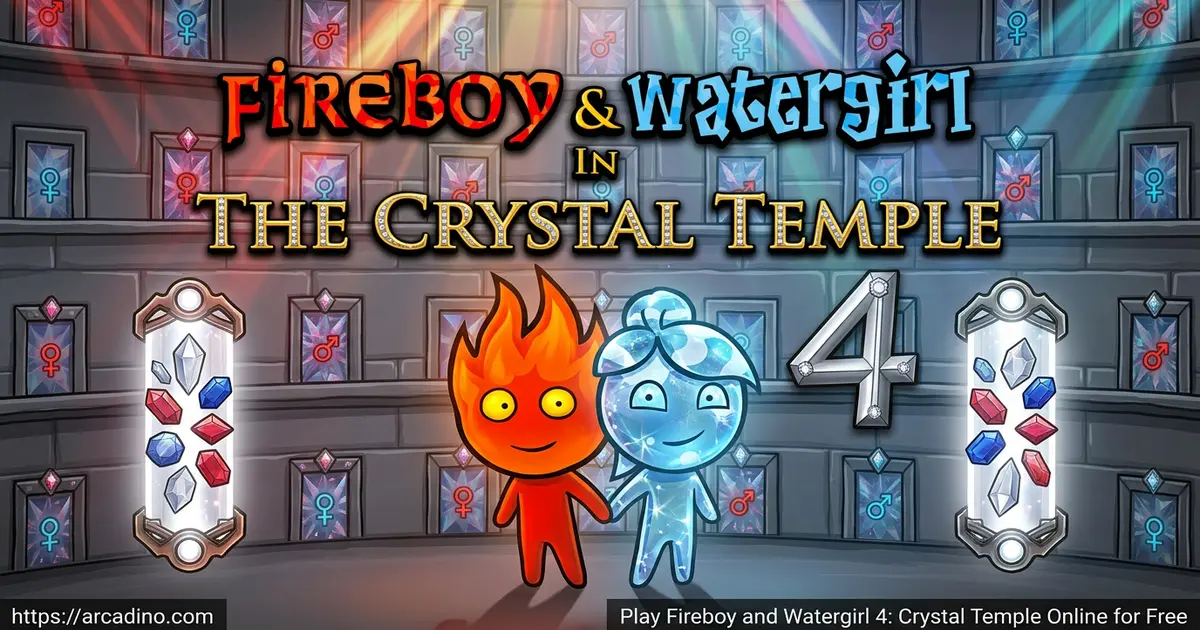 Play Fireboy and Watergirl 4: Crystal Temple Online for Free