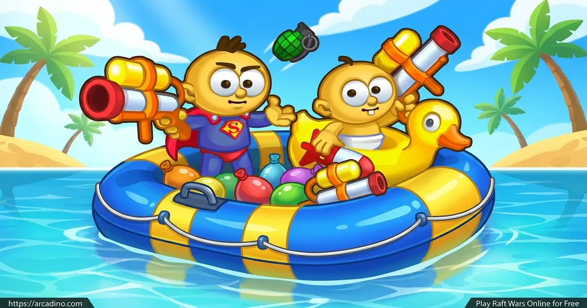 Play Raft Wars Online for Free