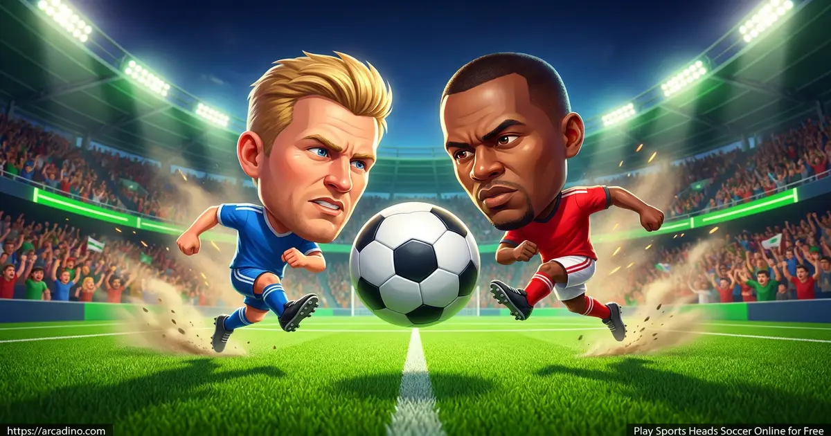 Play Sports Heads Soccer Online for Free