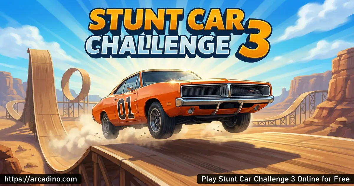 Play Stunt Car Challenge 3 Online for Free