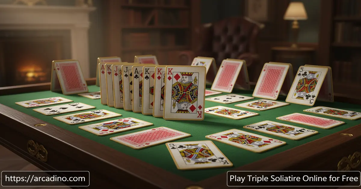 Play Triple Solitaire Online for Free