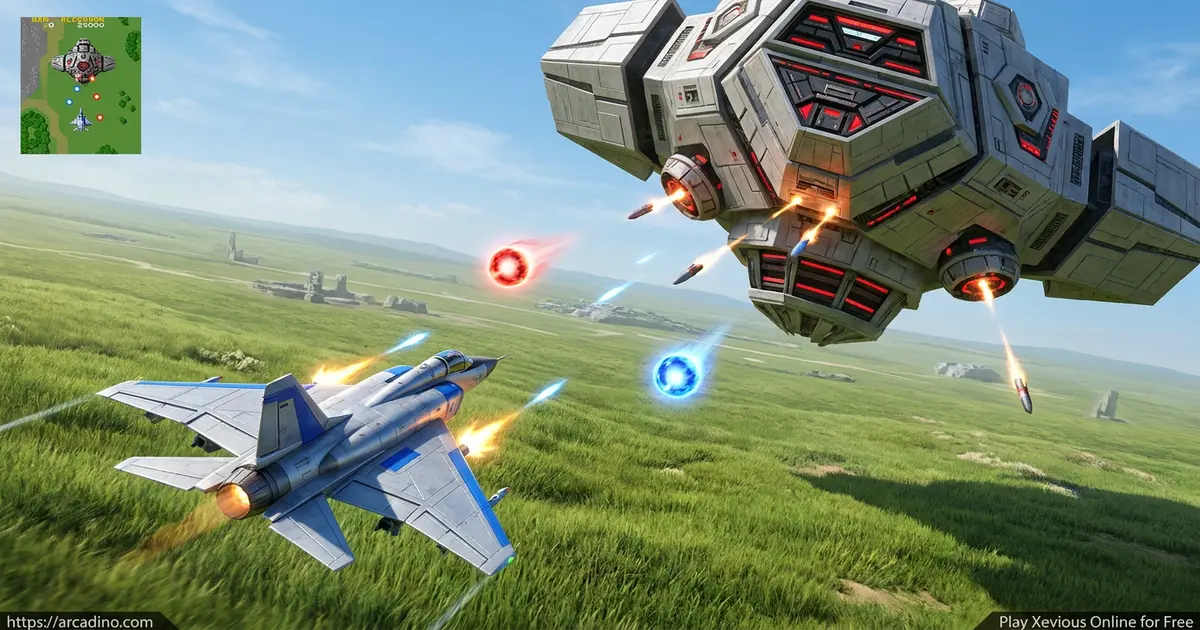 Play Xevious Online for Free
