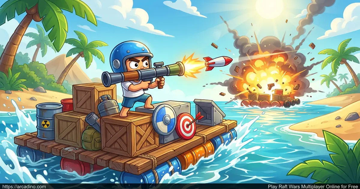 Play Raft Wars Multiplayer Online for Free