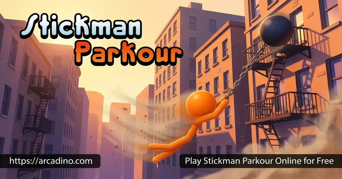 Play Stickman Parkour Online for Free