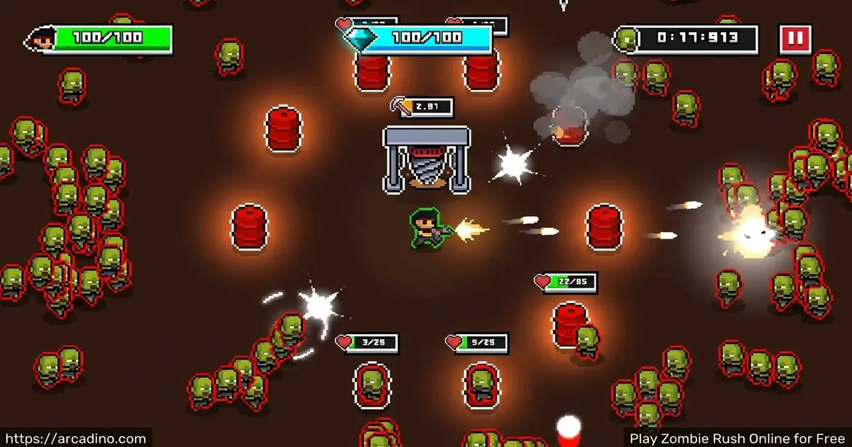 Play Zombie Rush Online for Free